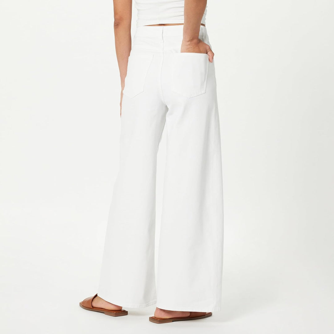 The Drop Jeans für Damen, Frida Relaxed Fit 34 Weiss, 34 Wei&#xDF;