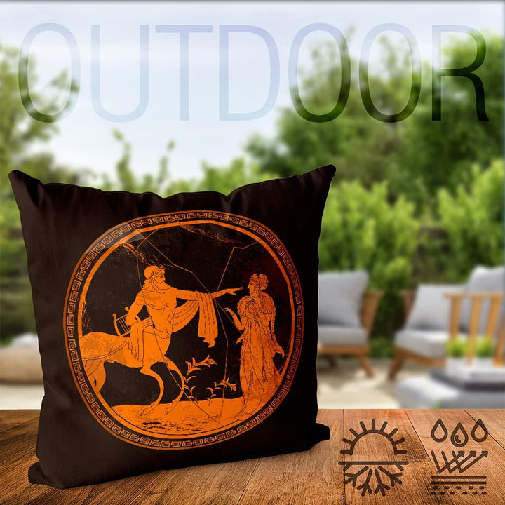 VOID Antike Vase Malerei Götter Kissenbezug Kissenhülle Sofakissen Kissen Deko Outdoor-Kissen Dekoki