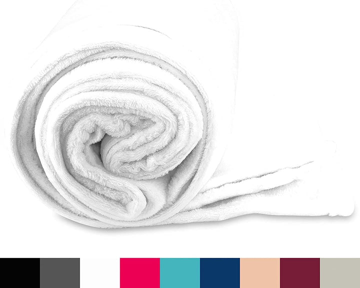 Leonado Vicenti 2er Set Flauschige Kuscheldecke 150x200 cm Fleecedecke Wohnzimmerdecke Sofadecke Tag