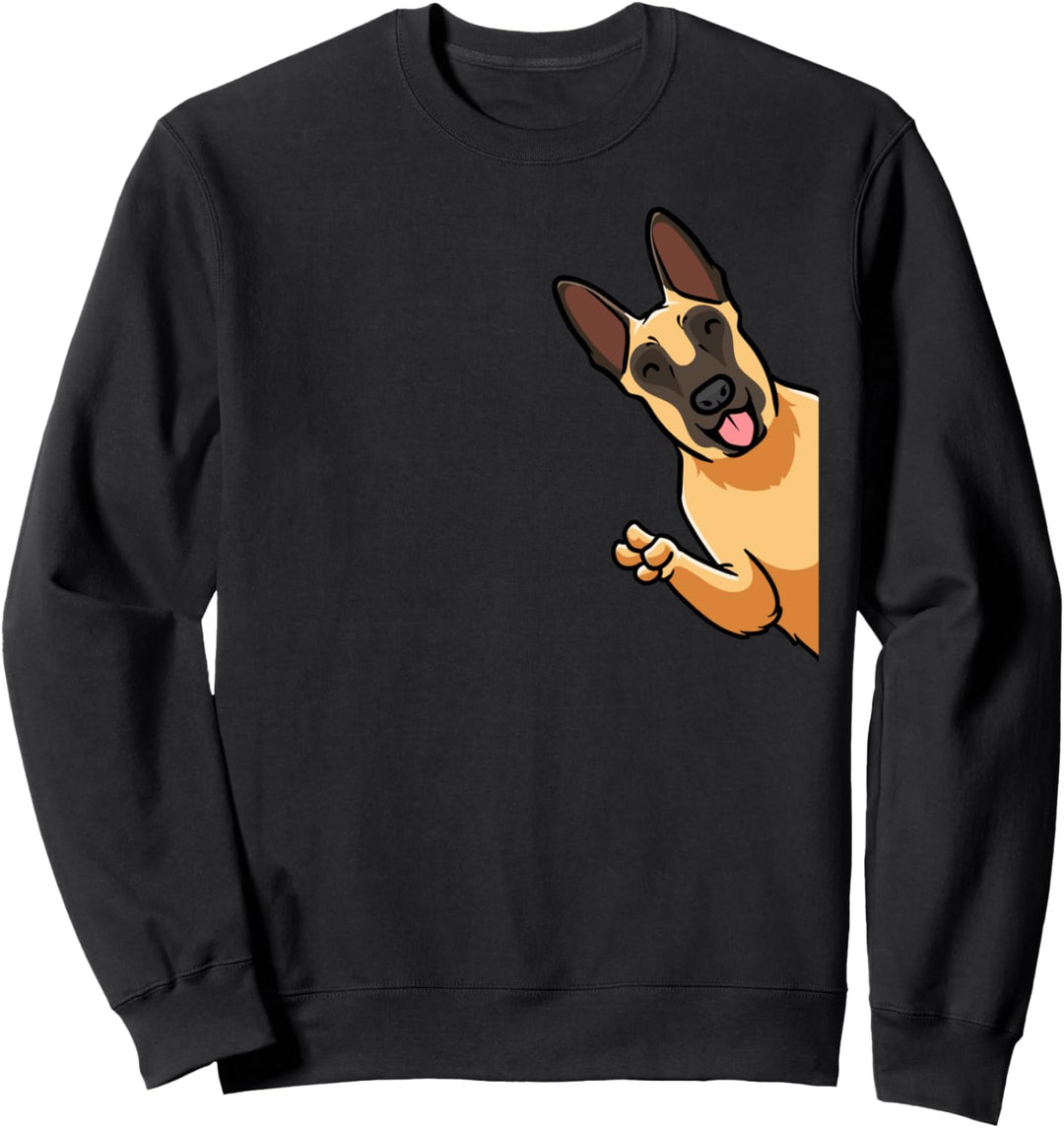 Malinois Hund Belgischer Schäferhund Sweatshirt