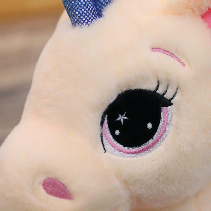 Trayosin Plüsch Einhorn Kuscheltier 40/60cm hoch Super Weiches Einhorn Kissen-Stofftier Süsse Plüsch
