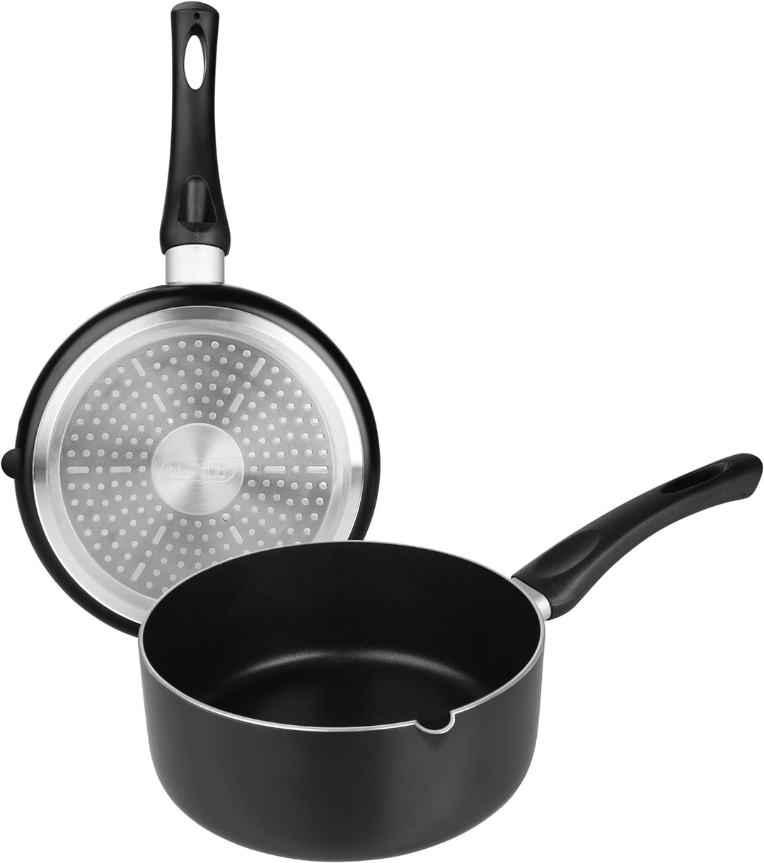 IBILI - Induktions-Kochtopf, Aluminium, 16 cm, Anti-Haft, geeignet für Induktion 16 cms, 16 cms