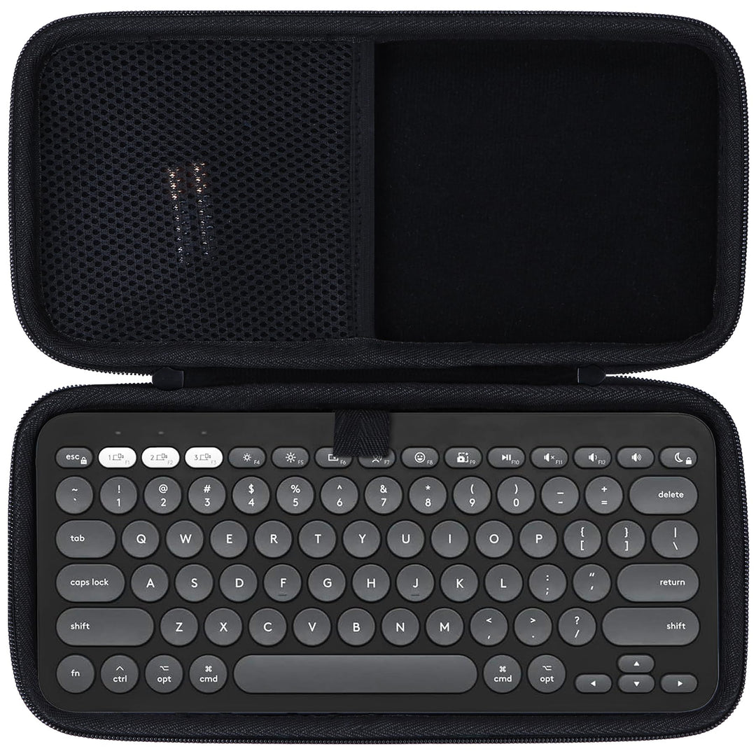 Hart Reise Schutz Hülle Etui Tasche für Logitech Pebble Keys 2 K380s K380 Kabellose Multi-Device Blu