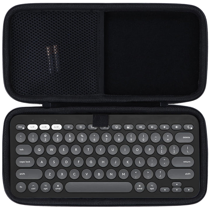 Hart Reise Schutz Hülle Etui Tasche für Logitech Pebble Keys 2 K380s K380 Kabellose Multi-Device Blu