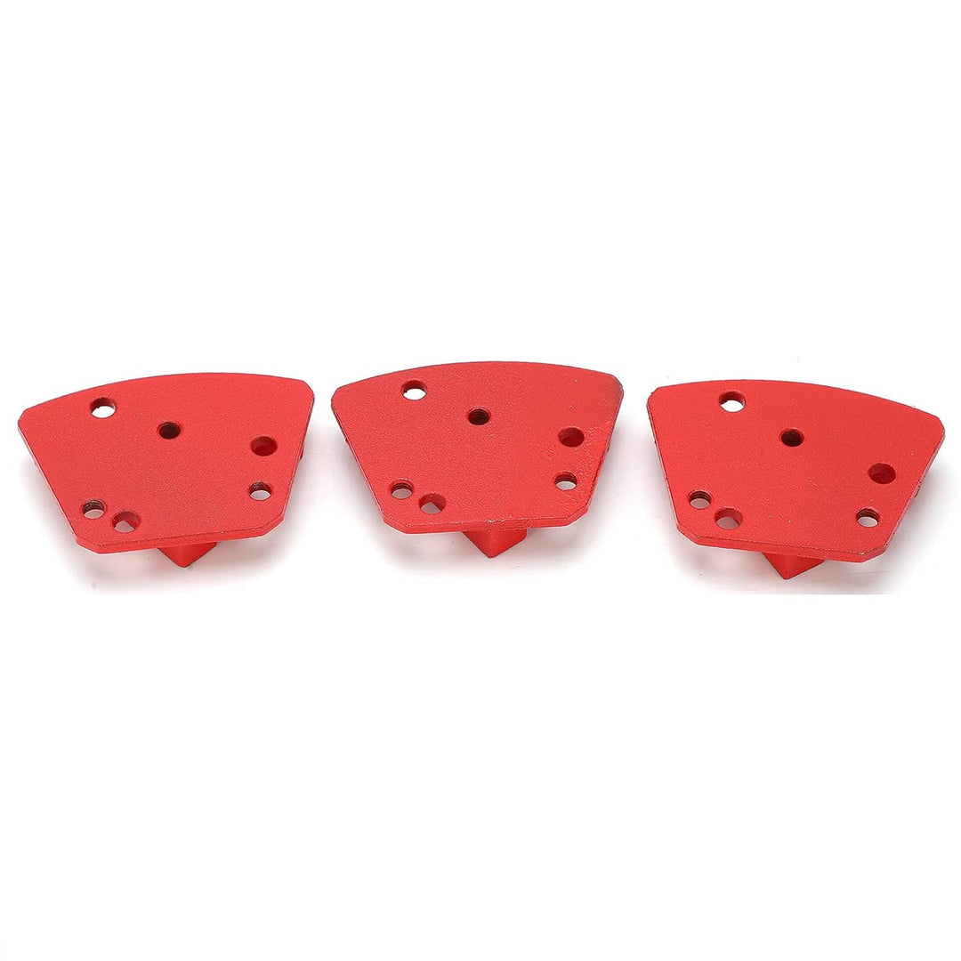 Diamant-Schleifschuhe, Trapez-Betonschneiden, 6 Löcher, gerade Zähne, Rot, 30#, Hochleistungs-, lebi