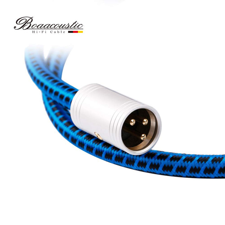 BOAACOUSTIC JIB audiophile XLR Kabel 1m High end XLR Audio Kabel hifi Mikrofonkabel OCC XLR Stecker
