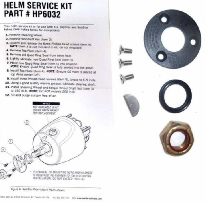 SeaStar Bootfahren Service Kit Helme