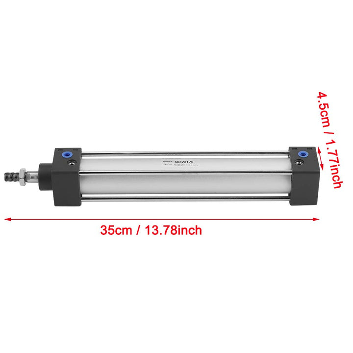Pneumatikzylinder, 32 mm Bohrung 200 mm Hub Pneumatikzylinder Doppelwirkend und Einzelstangen Arbeit