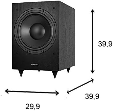 DYNAVOICE Aktiver Subwoofer, 25,4 cm (10 Zoll), Ref. Magic MW10, Weiss