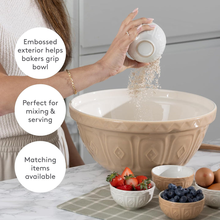 RAYWARE, Porzellan, Beige, 5 Litre/32 cm, 5 Litre/32 cm