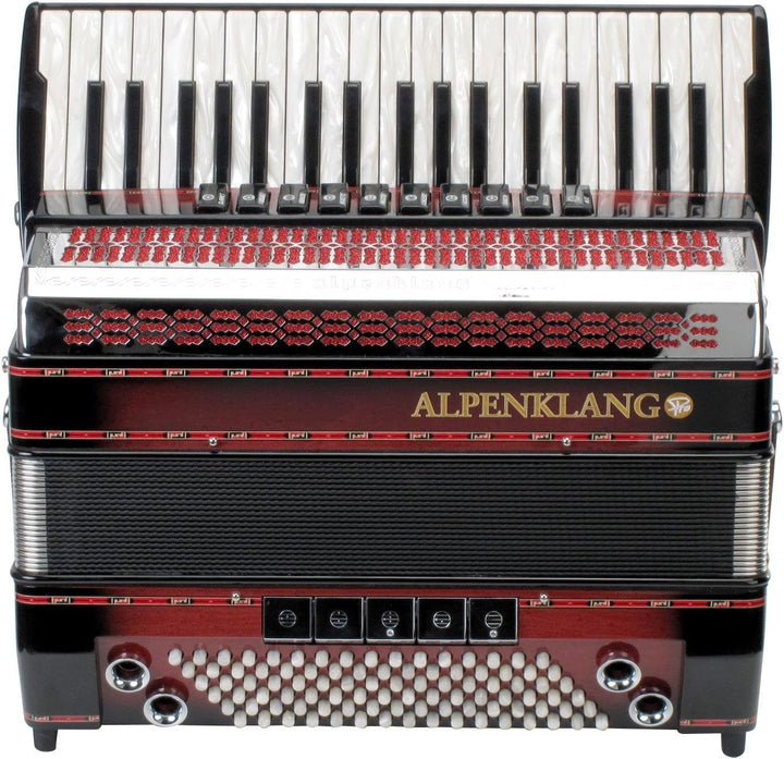 Alpenklang Pro Akkordeon IV 96 MHR Shadow Red