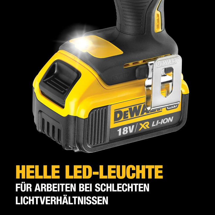 Dewalt 18 Volt 2-Gang Akku-Schlagbohrschrauber DCD795D2 (Bürstenloser Motor-Technologie, Vollmetallg