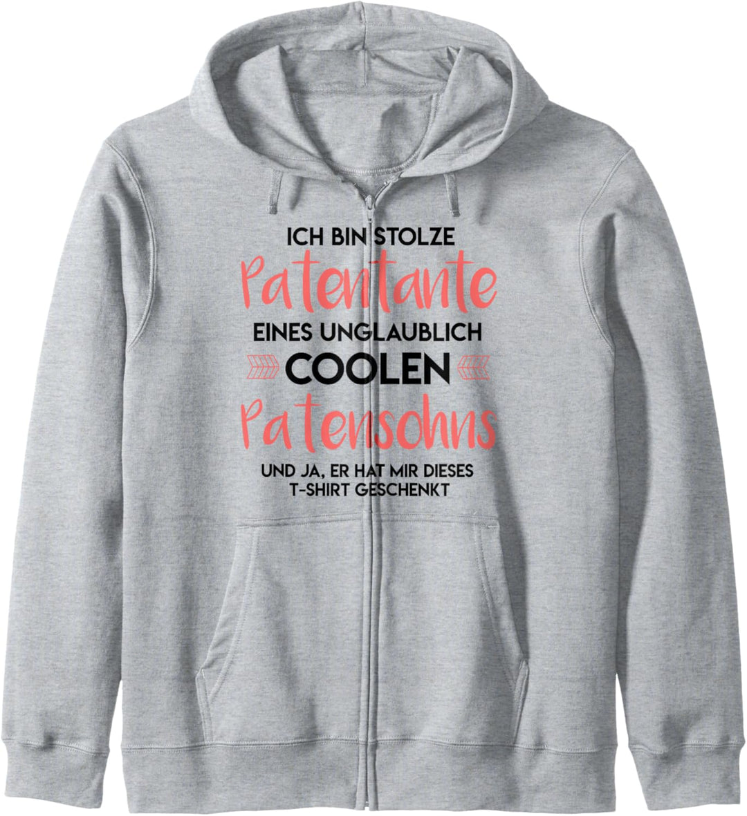 Ich bin Stolze Tante Patentante Nichte Geschenk Spruch Kapuzenjacke
