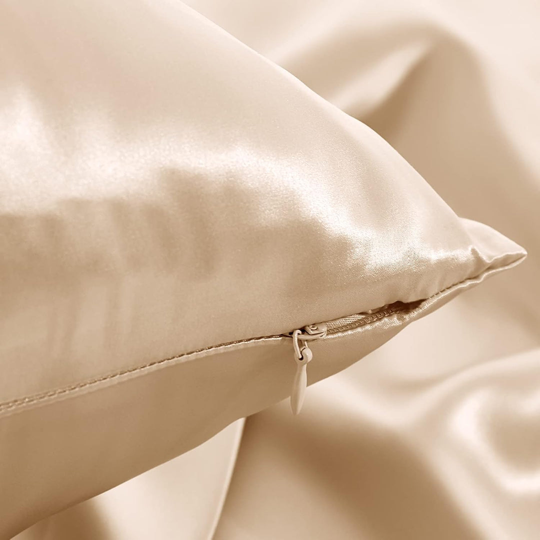 THXSILK 22 Momme Seide Kissenbezug - 100% Seide Kopfkissenbezug Sofakissenbezug - Anti milben Reissv