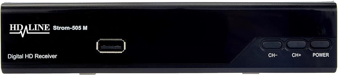 Strom 505 Receiver DVB-T2 / DVB-T - / Receiver Für Digitales H.265 - H.264 / MPEG2 - MPEG4 / 1080i -