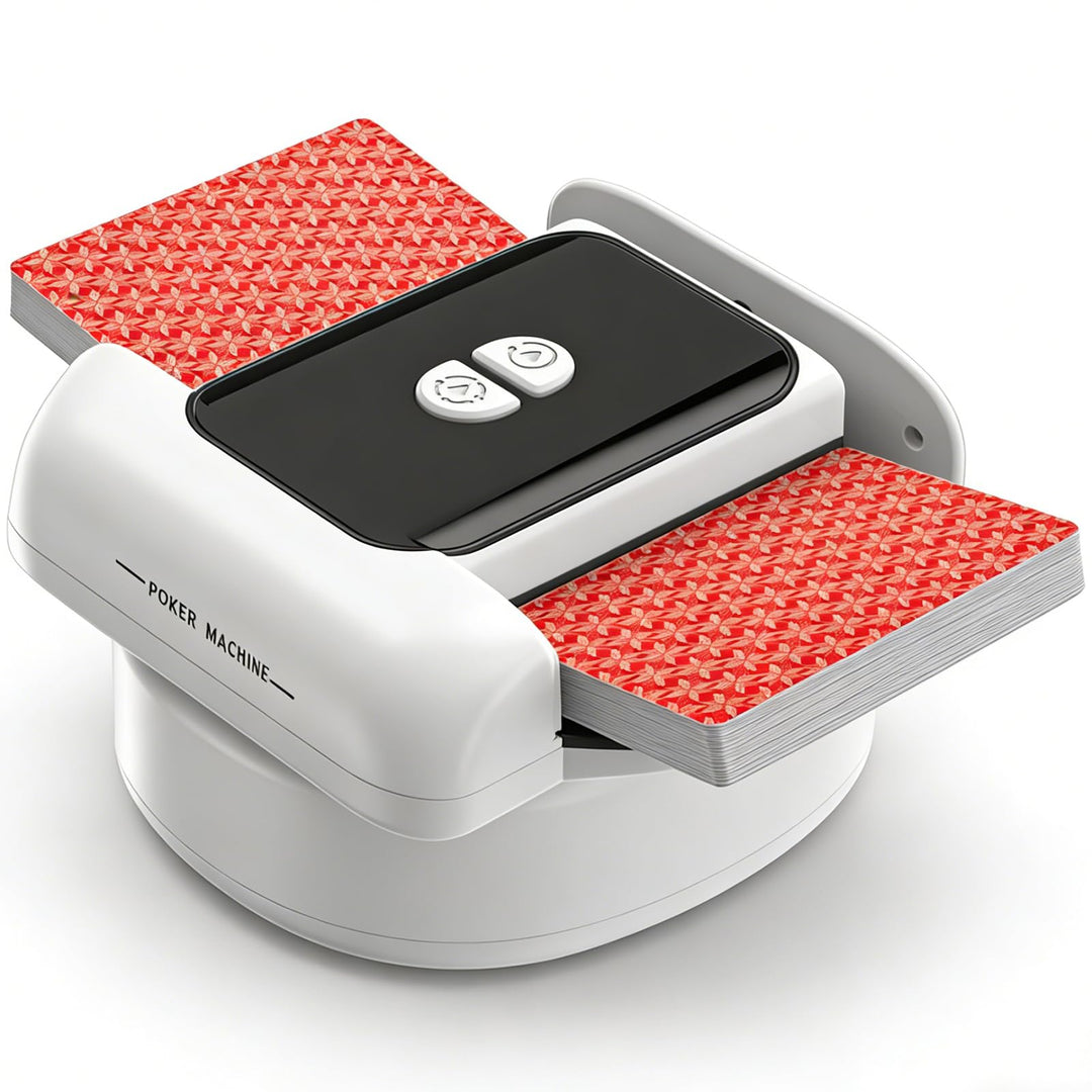Kartenmischer USB-C leise 1-2 Decks | Leiser, vibrationsarmer Motor, Ein-Tasten-Bedienung, USB-C wie