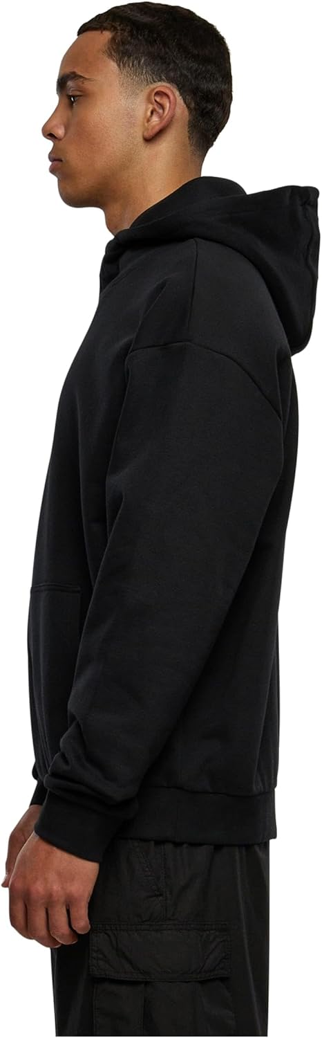 Urban Classics Herren High Neck Hoody L Schwarz, L Schwarz