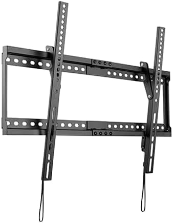 monTEK Neigbare TV Wandhalterung für 37-86 Zoll Fernseher | Gebogene und Flache Fernseher, bis 75 kg