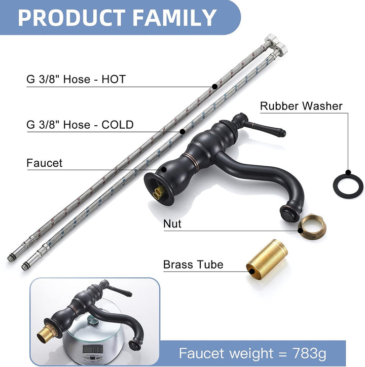 kisimixer Waschtischarmaturen Schwarz Matt Wasserhahn, Armaturen Waschtischarmatur 360°Schwenkbar au