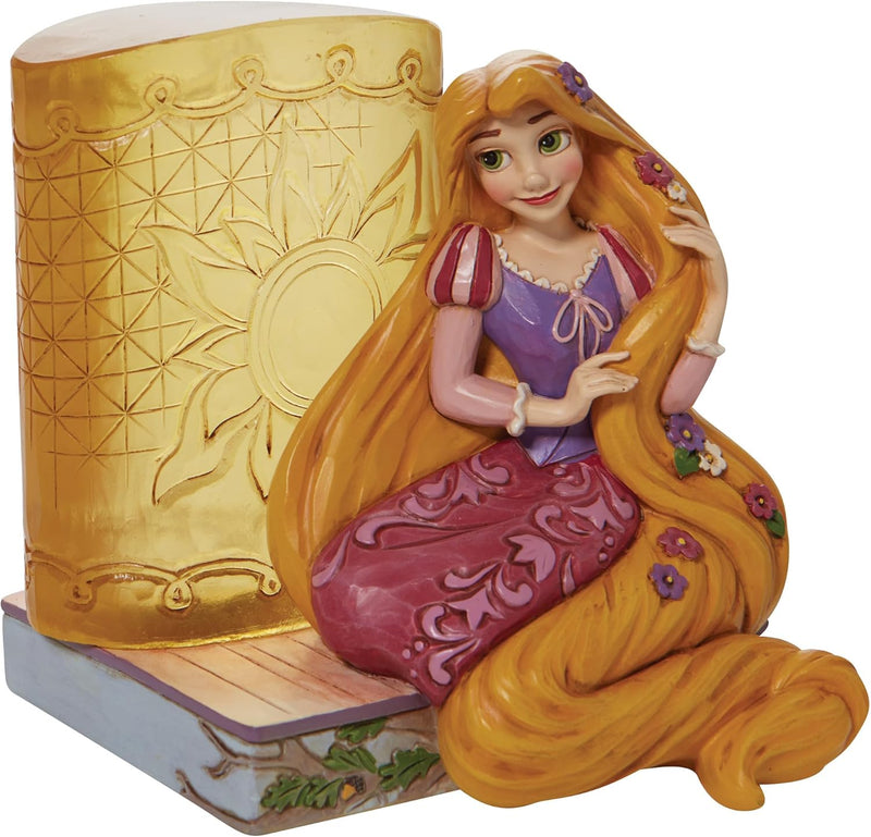 ENESCO Disney Traditions Rapunzel A New Dream Figur, ENESC-6010096, Gold height 13cm Mehrfarbig, hei