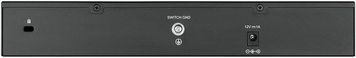 D-Link GO-SW-16G Gigabit Easy Ethernet Gigabit Desktop Switch, Schwarz ( Design kann variieren ) 16