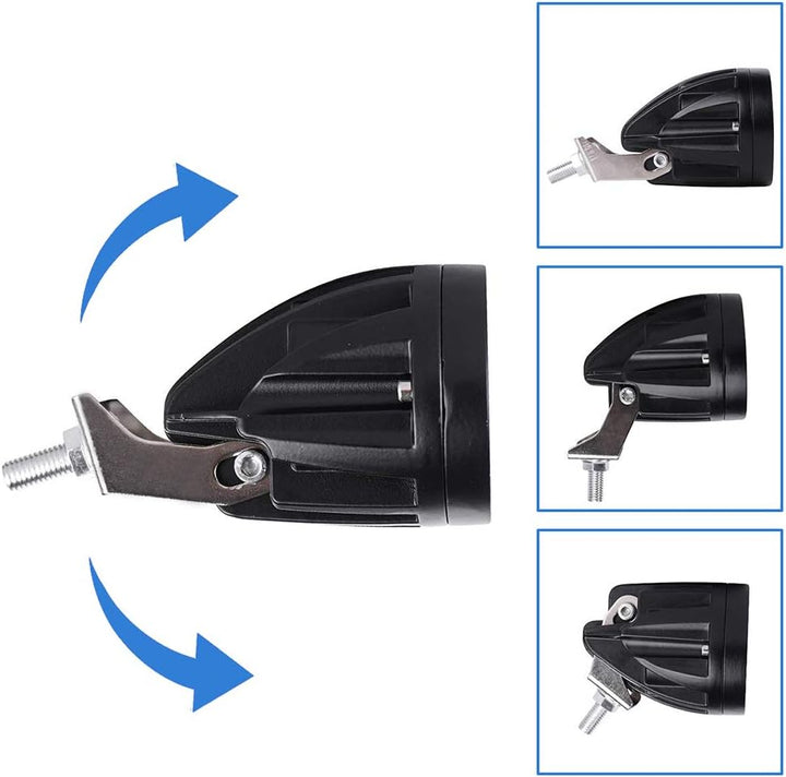 Dinfu 20W Led Blau Gabelstapler Licht Warenhaus Sicherheitswarnleuchte 12-80V … 1pcs, 1pcs