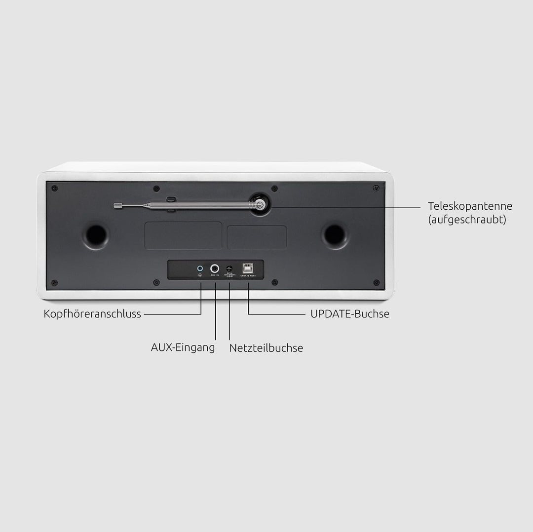 TechniSat Digitradio 305 Klassik Edition DAB Radio (mit Bassreflex-Holzgehäuse, DAB+, UKW, stationär