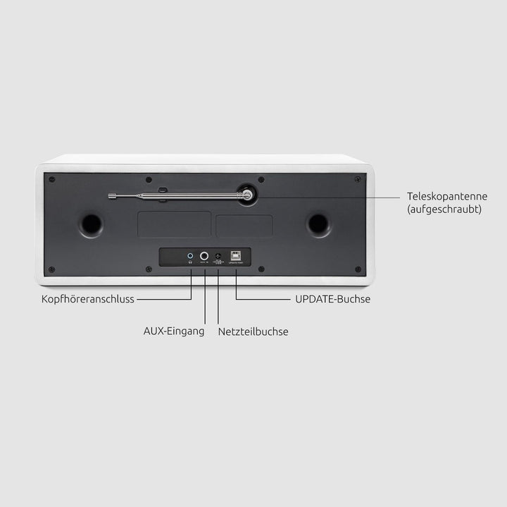 TechniSat Digitradio 305 Klassik Edition DAB Radio (mit Bassreflex-Holzgehäuse, DAB+, UKW, stationär