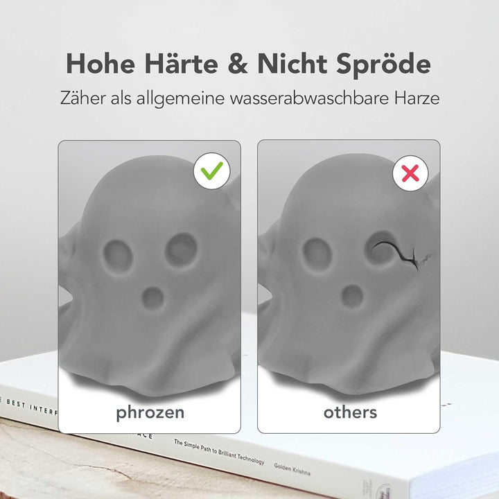Phrozen Wasser Waschbares 3D Drucker Resin | 405nm Photopolymer UV-Harz für LCD Printer | Geruchsarm