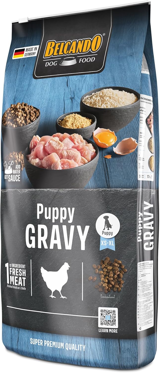 Belcando Puppy Gravy [12,5 kg] Welpenfutter | Trockenfutter für Welpen | Alleinfuttermittel für Welp