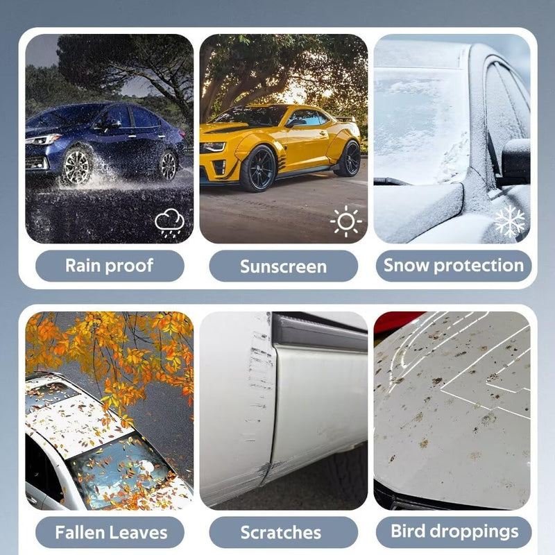GUNHYI Autoabdeckung Wasserdicht und atmungsaktiv, Abdeckplane Geeignet für BMW X5, Audi Q7/Q8, Caye