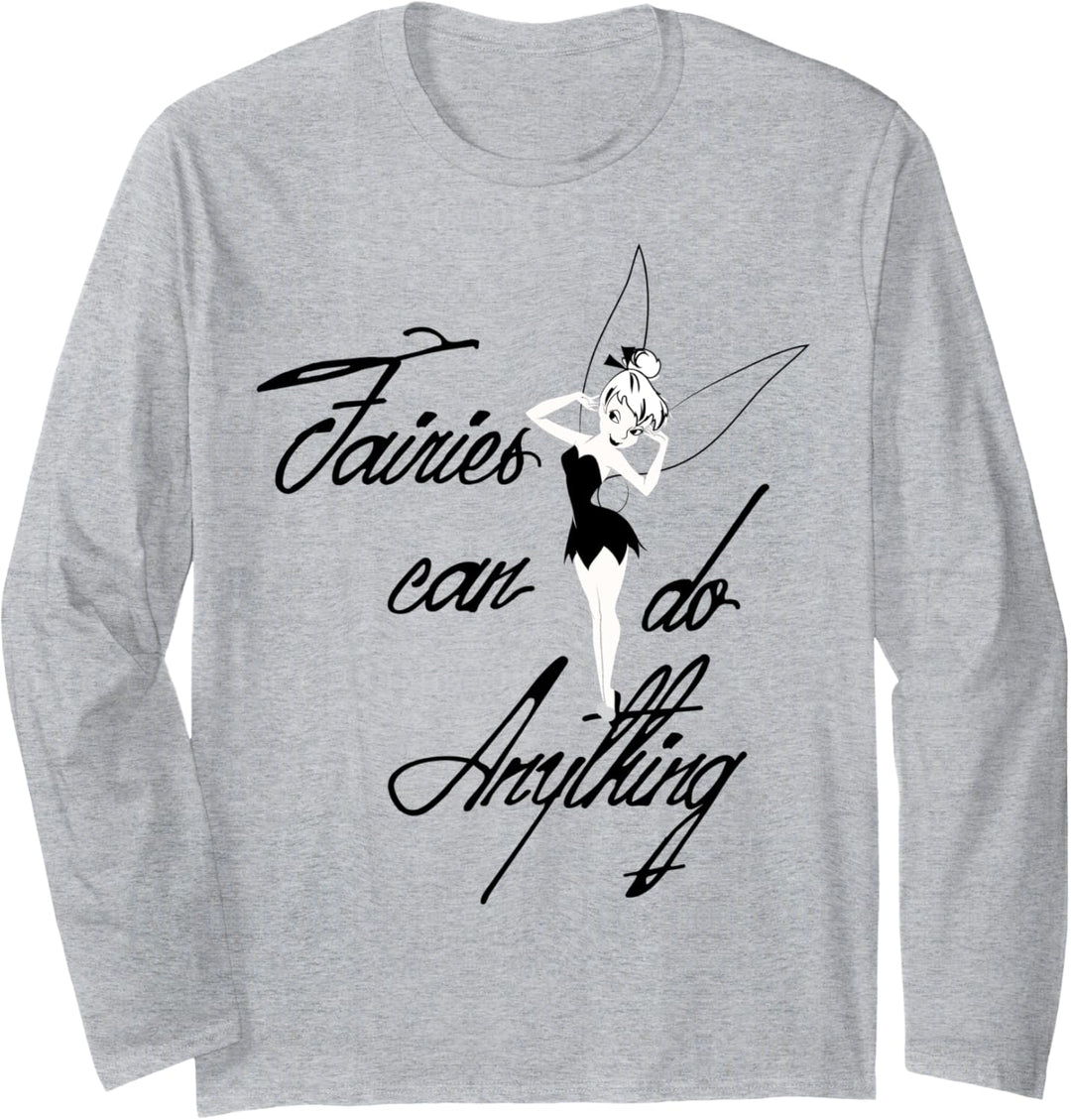 Disney Tinkerbell Fairies Can Do Anything Langarmshirt