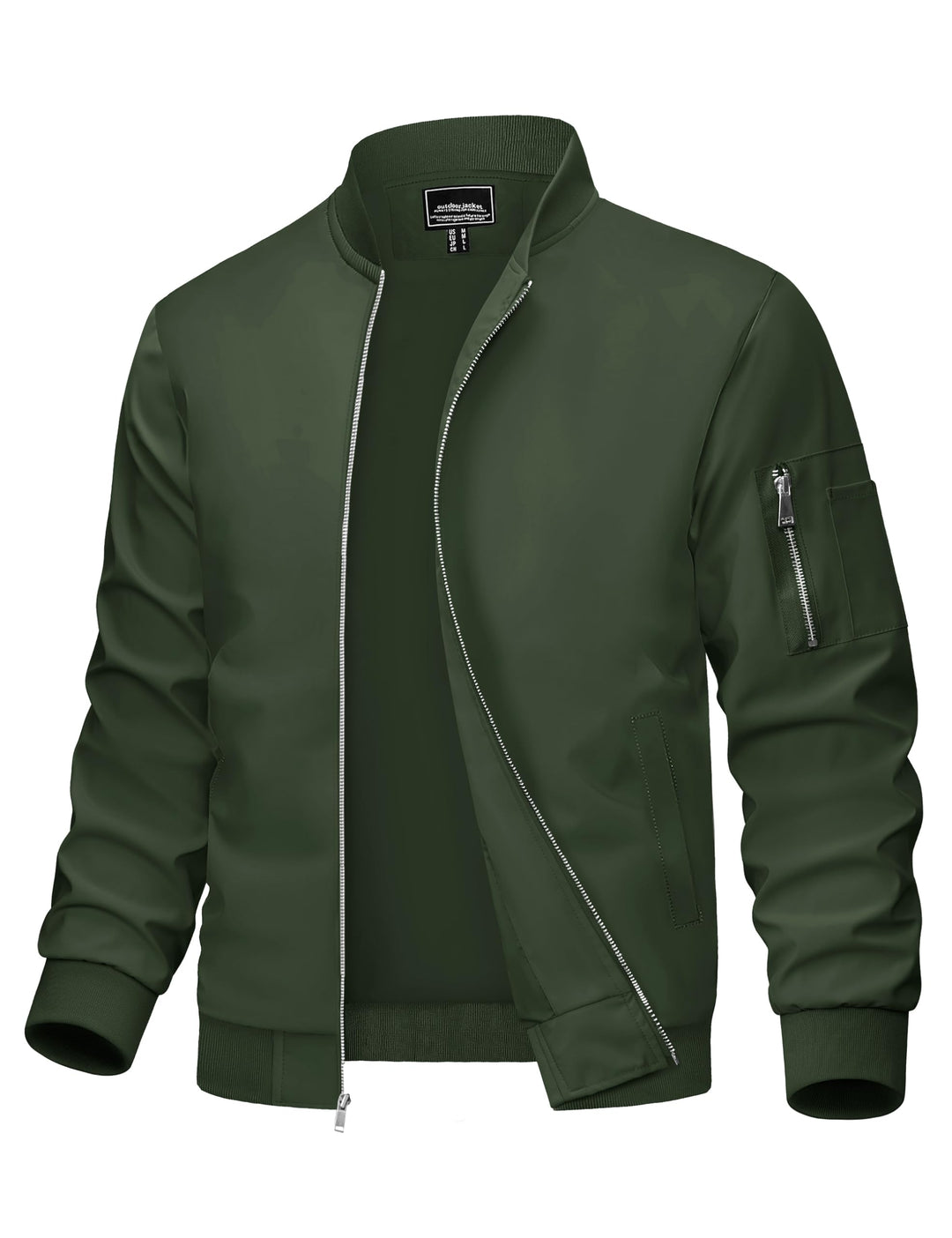 MAGCOMSEN Blouson Herren Jacke Leichte Bomberjacke Winddichte Übergangsjacke Freizeit Fliegerjacke m