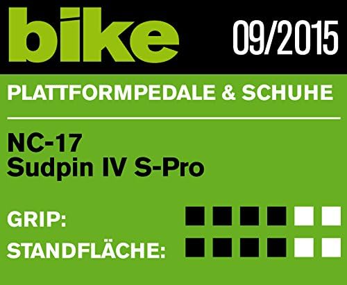 NC-17 Sudpin IV S-Pro Aluminium Plattform Pedale / Mountainbike Pedal / BMX Pedal / ultraflach 15mm