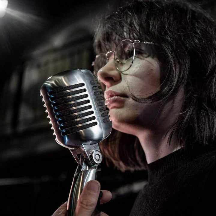 Shure 55SH Serie II Iconic Unidyne Dynamic Vocal Microphone, klassisches Vintage-Mikrofon mit Nieren