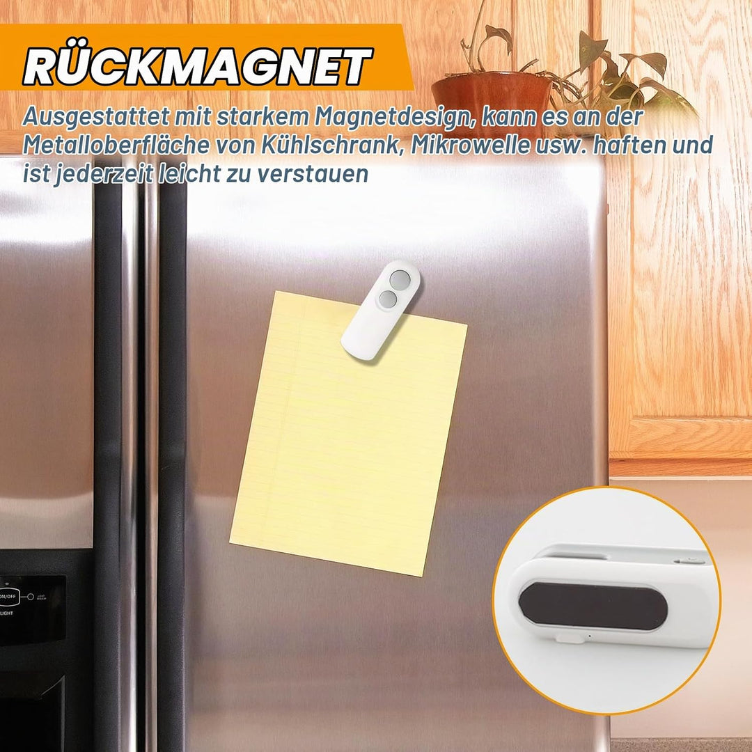 2 Stück Mini Folienschweissgerät: Wiederaufladbar 2 in 1 Snacks Beutelverschliesser, Mini Bag Sealer