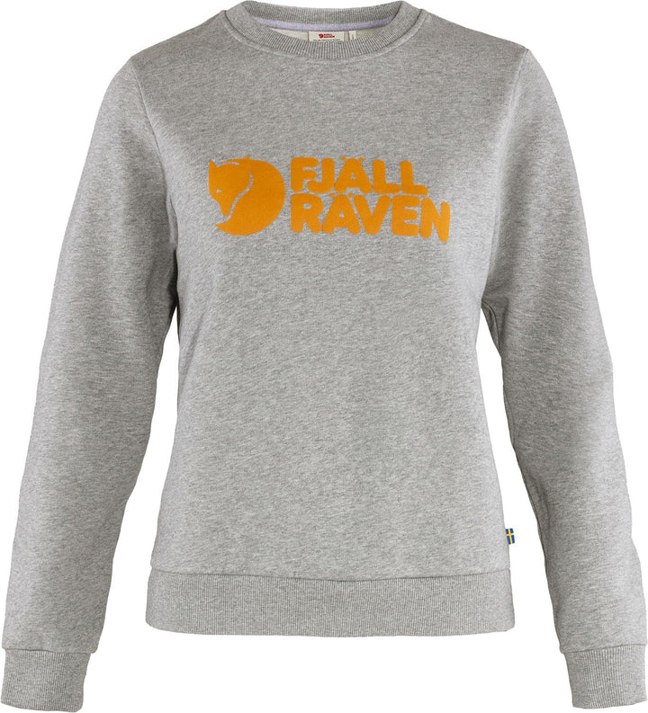 Fjallraven Damen Logo Sweatshirt M Grey-melange, M Grey-melange