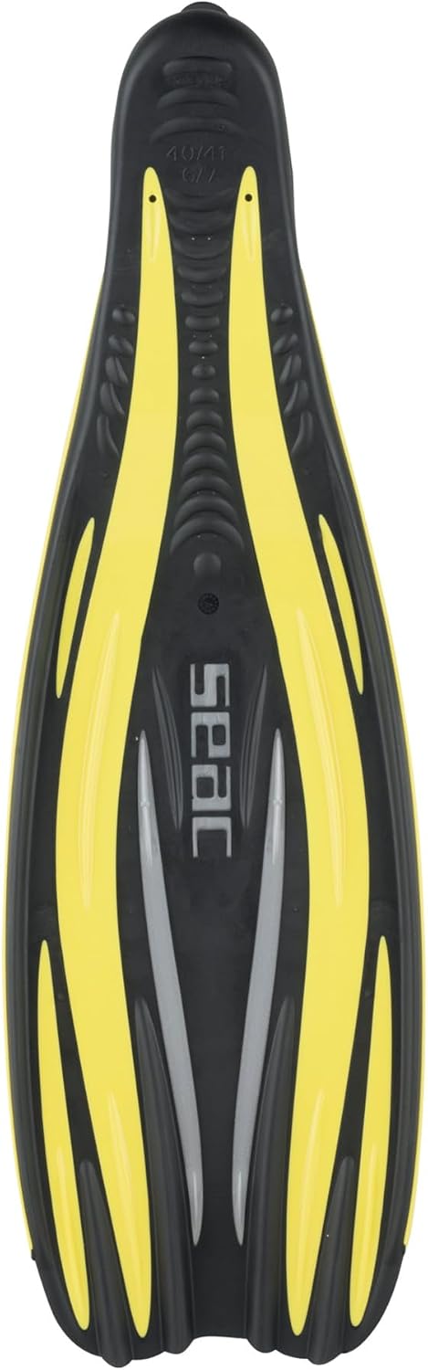 SEAC Unisex Tauchen Flosse F-100 Pro gelb 42/43, gelb 42/43