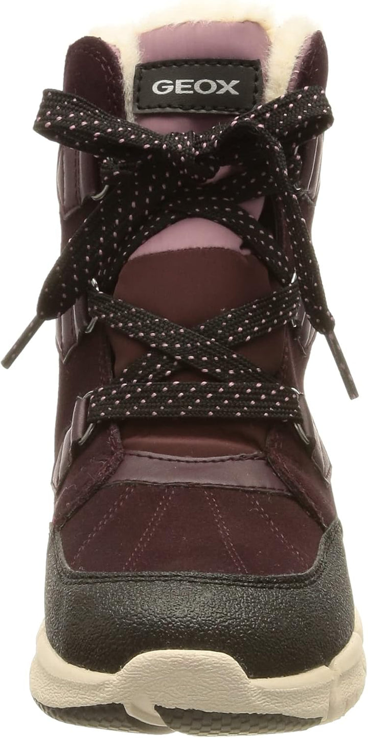 Geox Mädchen J Flexyper Girl B Ab Stiefeletten 31 EU Dk Burgundy, 31 EU Dk Burgundy
