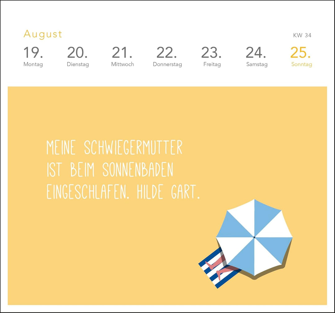 Postkartenkalender 2025: In dubio Prosecco: Der Kult-Wochenkalender zum Aufstellen. Tischkalender mi