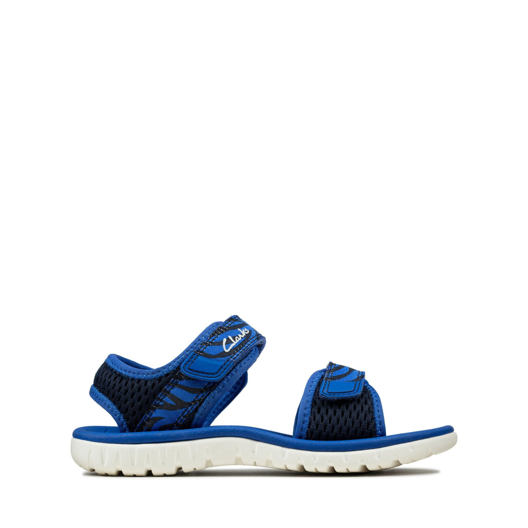 Clarks Herren Surfing Tide KFlache Sandale 20 EU Weit Navy Combi, 20 EU Weit Navy Combi