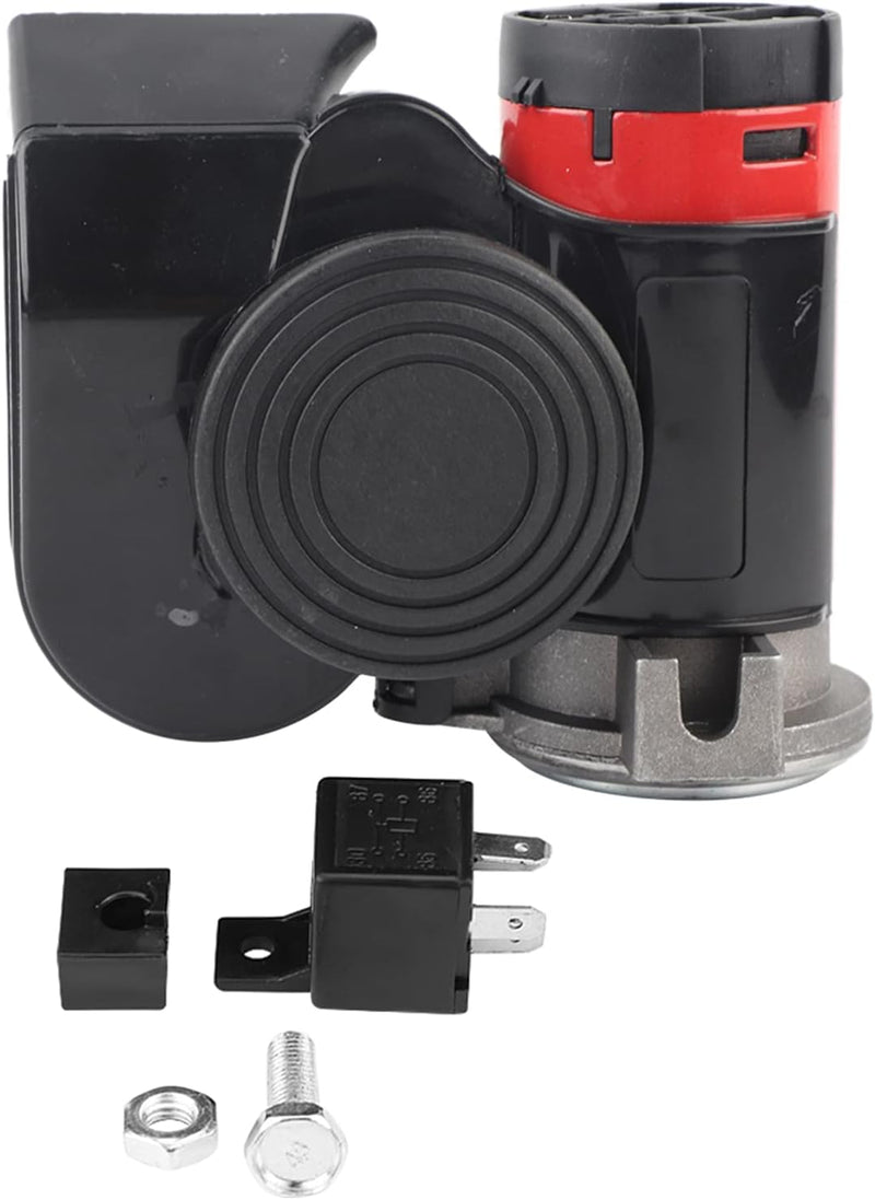 Automotive Air Horn 12V 139Db Laute Elektronische Schnecke Ultra Compact Dual Air Hupe für Motorrad