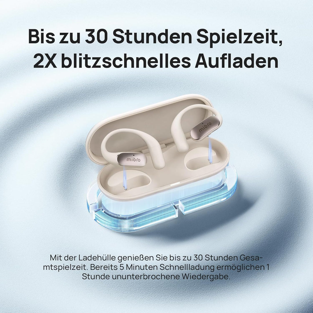 Mibro OpenEar Pro Kopfhörer Bluetooth 5.4, Neue Wireless-Ohrhörer mit Mikrofon Bluetooth Earbuds, 30