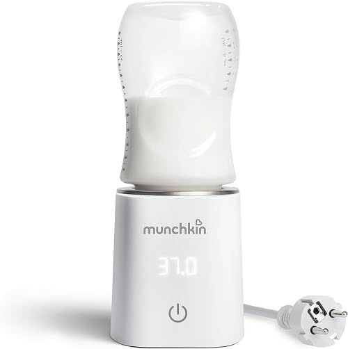 Munchkin Der neue 37° digitale Flaschenwärmer - die gute Temperatur, jedes Mal, Weiss, 1 Stück (1er