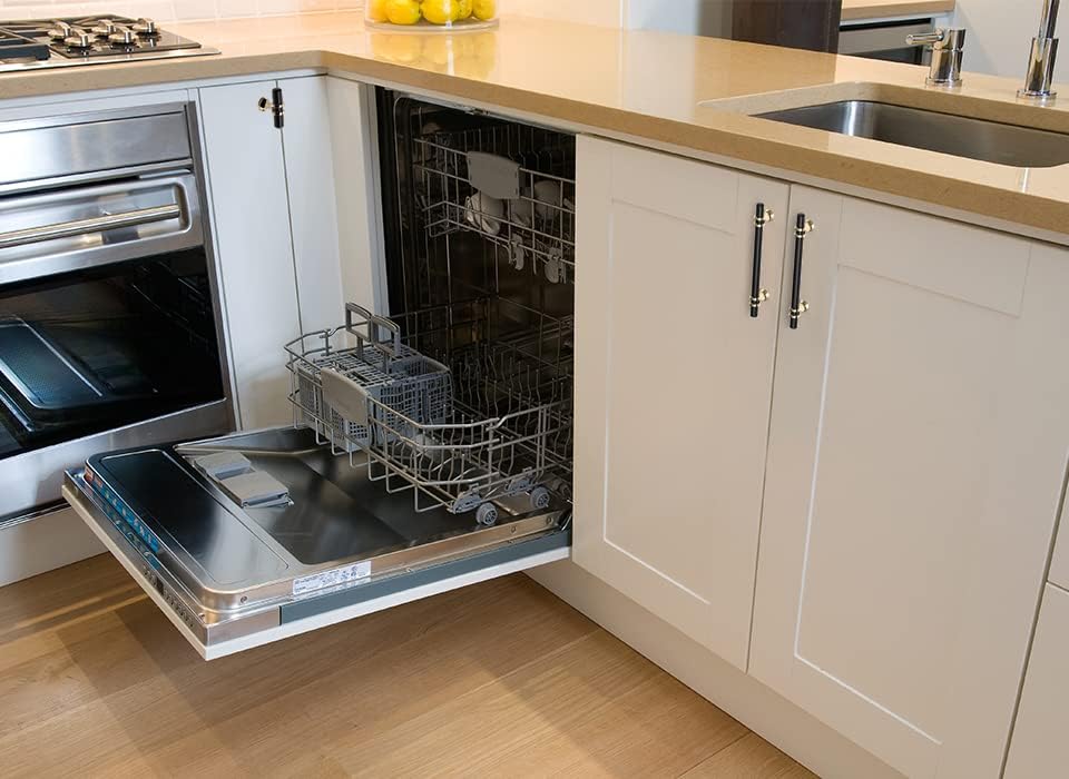 FURNIWARE 10 Stück Möbelgriff, 128mm Bohrlochabstand Möbelgriffe Schrankgriffe Küche Kabinett Griff