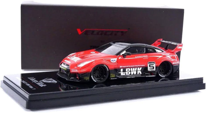 Truescale Miniatures TSMV0011 Miniaturauto aus der Kollektion, Rot/Schwarz