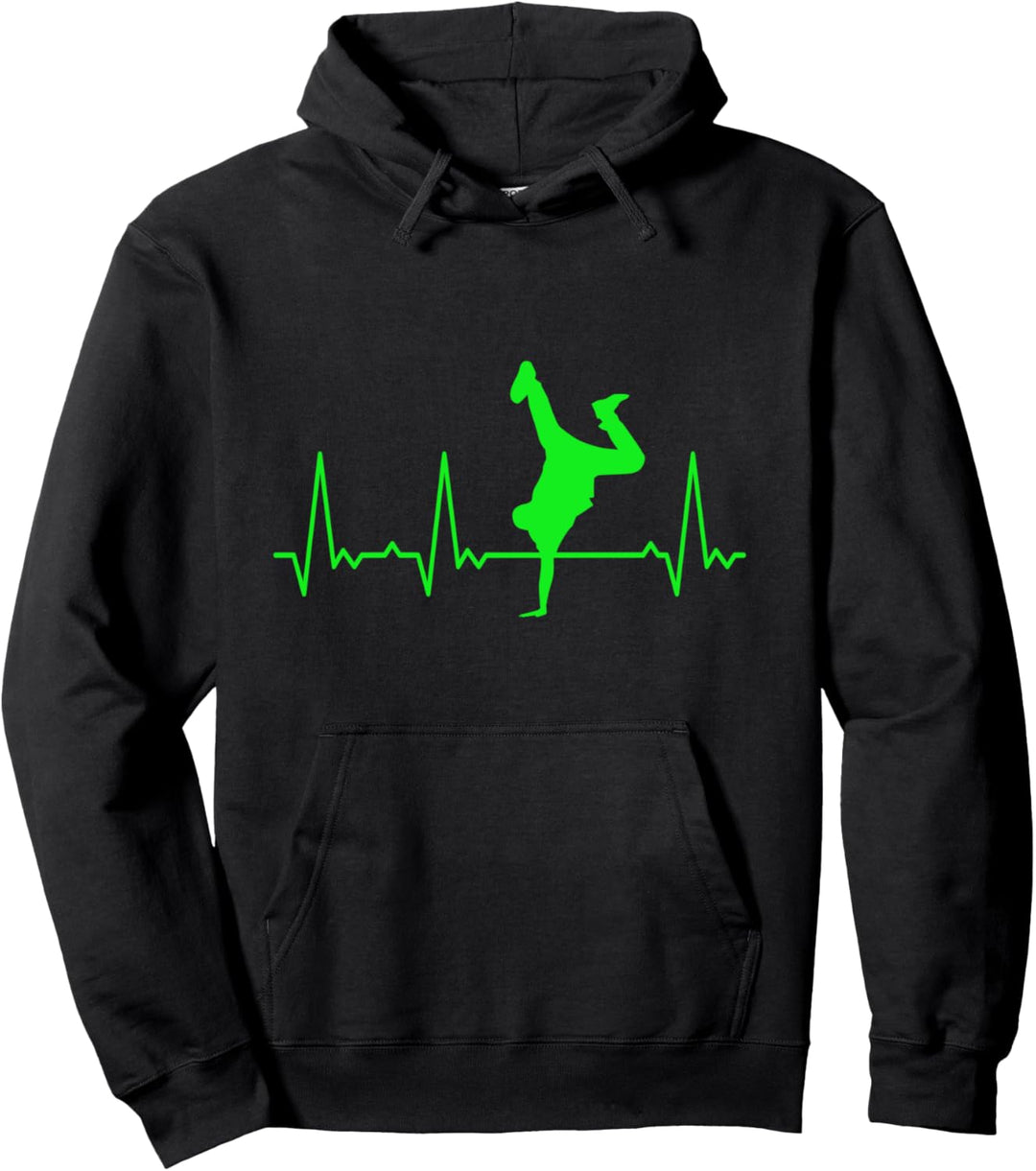 Herzschlag Breakdance Pullover Hoodie