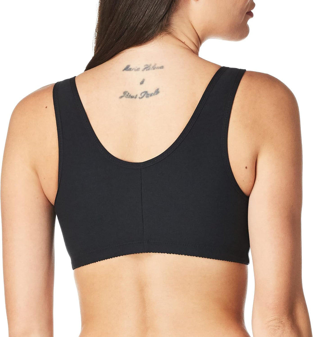 Amoena Women's Frances Front-Closure Leisure Bra Bra XS Schwarz, XS Schwarz