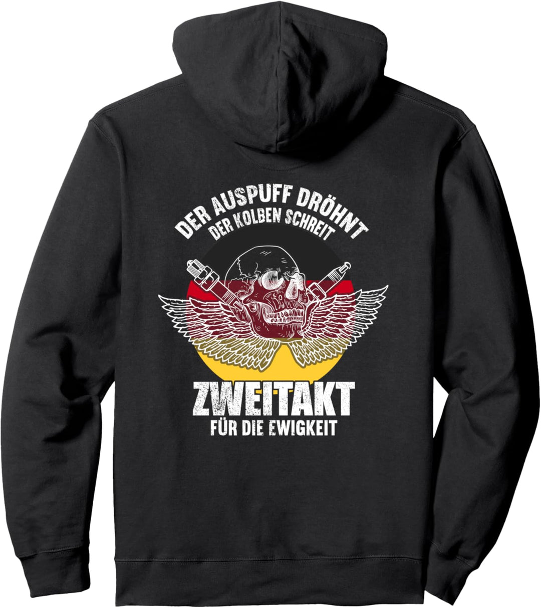 Suhl Simson S50 S51 Zweitaktmotor für die Ewigkeit Pullover Hoodie
