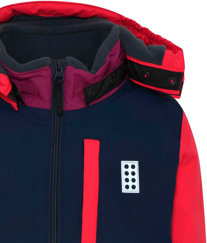 LEGO Unisex Kinder Lwjesse 701 - Jacket Jacke 110 Rot, 110 Rot